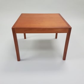 Andr Tuck - Hans Wagner signed Danish teak table 28" x 28" x 20 1/2" high