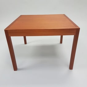 Andr Tuck - Hans Wagner signed Danish teak table 28" x 28" x 20 1/2" high