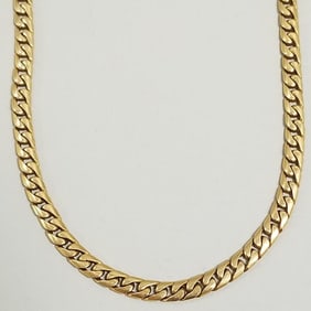 14k gold chain necklace 29.7g, 15"L
