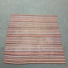 Antique Shahsavan JaJim flat weave textile - approx. 67" x 70"