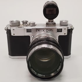 Vintage Nikon camera 60977077 with a Acall zoom finder