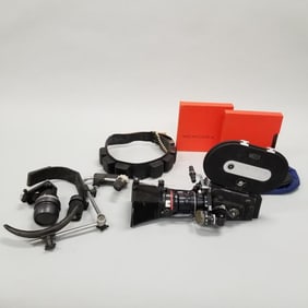 Arriflex GMI - 180-40 - 16MM professional camera with lens & 2 magazines, battery pack, etc. - NOT