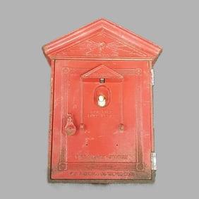 Cast iron "Fire Alarm Station" 17" x 12 1/2" x 6"