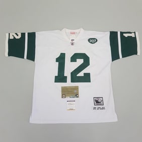 Joe Namath, New York Jets, autographed Mitchell & Ness jersey with COA - AME Sports