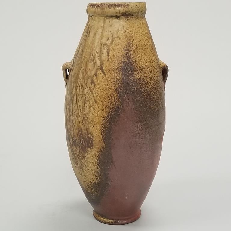 Randy Johnston tall vase with handles -stamped - 17" high (1 of 15)