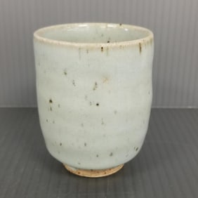 Warren Mackenzie stamped yunomi cup-3 5/16"H 2 11/16"W