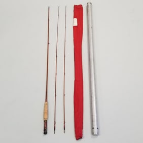 Vintage Heddon split bamboo fly rod-featherweight "Thorobred" 7 1/2' long