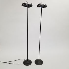 2 Raul Barbieri & Giorgio Marianelli by Tronconi Italian floor lamps- 58"H 10"W