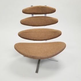 Poul Volther Corona chair (foam hardened)- 36"H 33 1/2"W 31"D