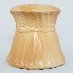 University of North Dakota (UND) School of Mines wheat bookend Margaret Cable- 5 1/4"H 5 5/8"W 3