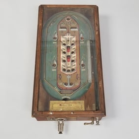 Antique Majestic pinball table top game- 9 1/2"H 32"L 16 1/2"W