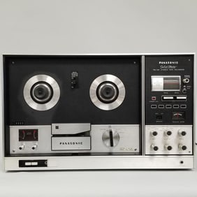 Panasonic mid century reel-to-reel FM/AM stereo tape recorder model RS-763S - 13 3/4"H 22 3/4"W 7