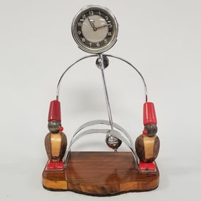 Junghans Deco perpetual clock- 9 3/4"H 6 1/2"W