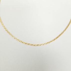 14k gold chain necklace: 11.8g, 19"L