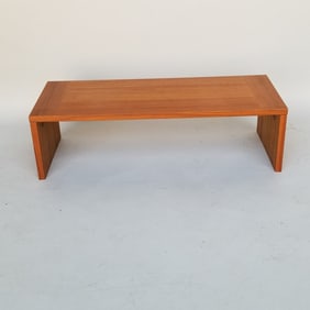 Laerkereden Interform collection Denmark teak table top shelf- 8 1/2"H 30 1/4"W 12 1/8"D