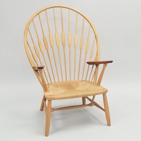Hans Wegner for Johannes Hansen peacock chair- 42"H 30"W 30"D