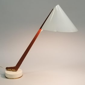 Hans Agne Jakobsson pivoting table lamp Markaryd Sweden- 23 1/2"H 23"D