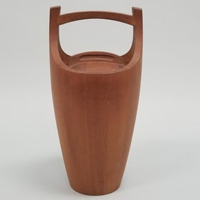 Dansk teak ice bucket- 15"H 7 1/2"W 7 1/2"D