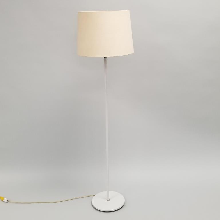 Jo Hammerborg (attribution) for Fog & Morup floor lamp (label on bottom)- 55 1/2" 14 1/2"D overall: Jo Hammerborg (attribution) for Fog & Morup floor lamp (label on bottom)- 55 1/2" 14 1/2"D overall incl shade