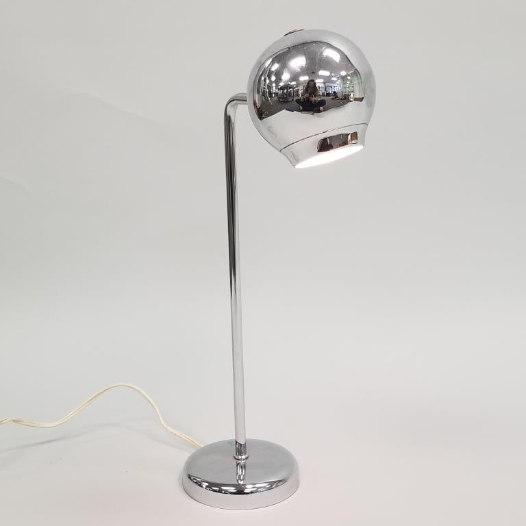 Kovacs chrome plated Mid Century desk lamp- 15 1/2"H 7"W (1 of 10)
