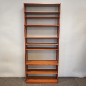 Borge Mogensen Solborg Mobler- Denmark- teak- 70 1/2"H 39 5/16"W 12 3/4"D & additional bookcase top-
