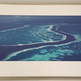 Peter Lik large framed signed & numbered 57/450 panoramic photograph (some losses to frame) 30