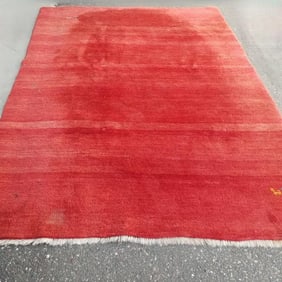 Gebbeh wool rug (as seen- needs cleaning)- 114"L 80"W