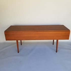 Kipp Stewart for Calvin Furniture long walnut drop leaf table American Design Foundation (some