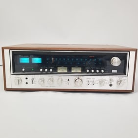 Sansui 9090 stereo receiver 7 3/4"H 21 1/4"W 17"D 52 lbs. S# 827030270 (tested- working)