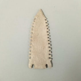 Mack Tussinger Oklahoma type eccentric stone point 8"L