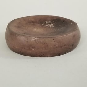 Native American double cup stone discoidal- 3 1/4" diameter