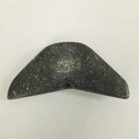 Native American winged bannerstone- 5 1/2" x 2 1/2"