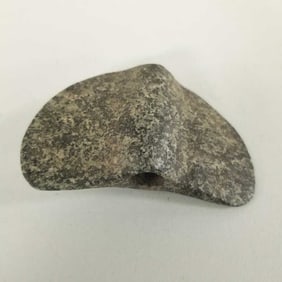 Native American winged bannerstone- 3" x 2"