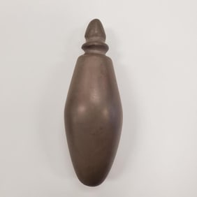 Native American stone plummet- 5 1/2"