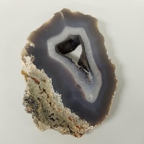 Large 11 lbs agate geode polished slab- 13" x 9" x 1 1/2"