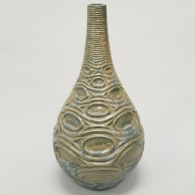 Red Wing pottery vase: designed by Charles Murphy M-3016 - 20"H