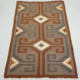 Large Southwest Navajo rug (some as seen)- 7' 2" x 4' 10"