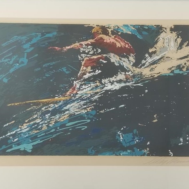 Leroy Neiman pencil signed & numbered 180/300 lithograph: framed 28 1/2"H 36 1/2"W O.D. (1 of 9)