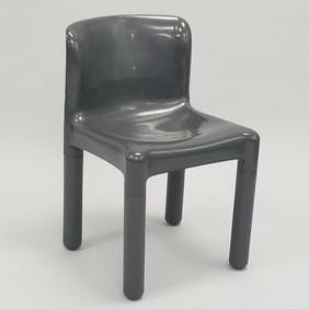 Kartell by Beylerian plastic side chair- 28"H 17"H 17"D
