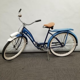 Vintage Higgins ladies bike: approx 42 1/2"H 70"L 23"W