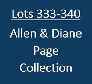 LOTS 333-340 Alan & Diane Page Collection