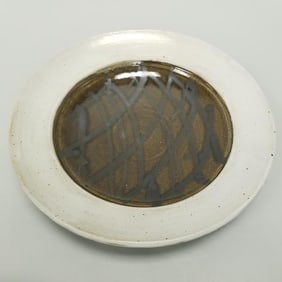 Warren Mackenzie unique large bowl: not stamped- 3 1/2"H 178 3/4"D