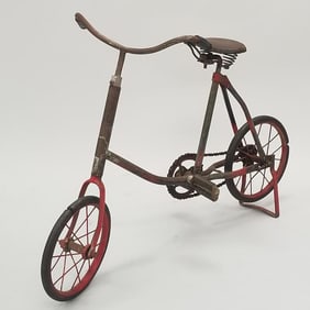 Antique sidewalk cycle little bicycle (as seen) - 29"H 40"L