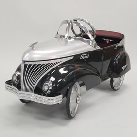 Contemporary Ford pedal car- 20 1/2"H 36"L 18"W