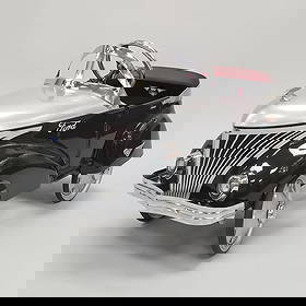 Contemporary Ford pedal car- 20 1/2"H 36"L 18"W: Contemporary Ford pedal car- 20 1/2"H 36"L 18"W
