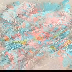 Peter Max lithograph pencil signed & numbered 94/200 "Flowers in Vase" 41"H 33 3/4"W OD framed: Peter Max lithograph pencil signed & numbered 94/200 "Flowers in Vase" 41"H 33 3/4"W OD framed