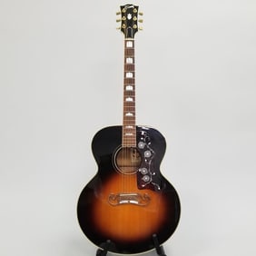 Gibson J-200 acoustic guitar c. 1994- serial #91044037 with case( as seen- strap button through