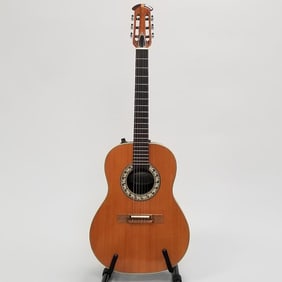 Ovation classical guitar model #162-4 with case- 43"L 17 1/2"W 8 1/2"D (case size)