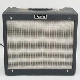 Fender Blues Jr guitar amp- serial #B-144168 16"H 18"W 9"D (powers on, reverb doesn't work)