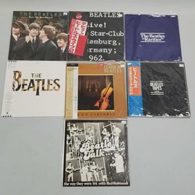 7 vintage Beatles record albums incl some Japan press: Rock 'n' Roll Vol 2, Live at the Star Club